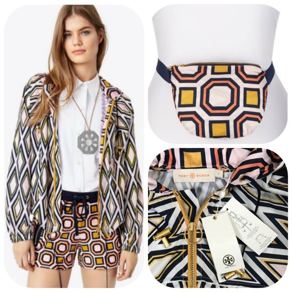 Tory Burch Jackets & Blazers - New Tory Burch Digby Packable Hood Jacket Runway 6